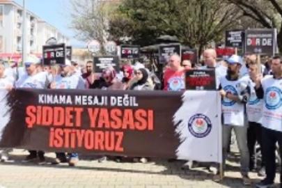 EĞİTİMCİLERDEN ŞİDDETE TEPKİ: TURHAL’DA BASIN AÇIKLAMASI