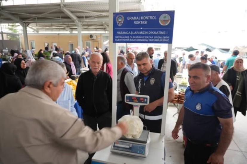 Turhal Belediyesinden Pazarda Sıkı Denetim