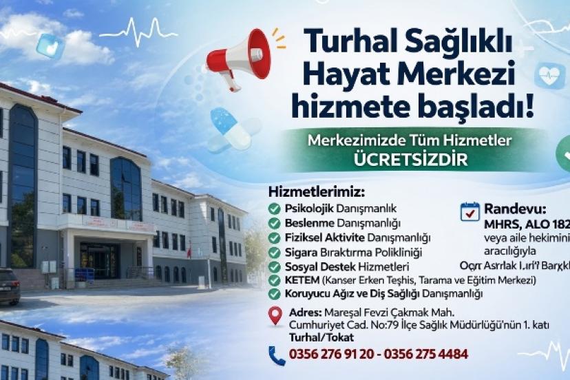 Turhal’da Ücretsiz Sağlık Danışmanlığı Hizmeti Başladı
