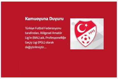 BAL Liginin Adı Değişti