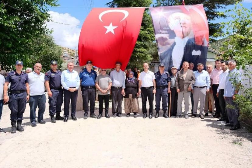 Çaylı Köyü'nde Şehit İsmail Bay'a Vefa