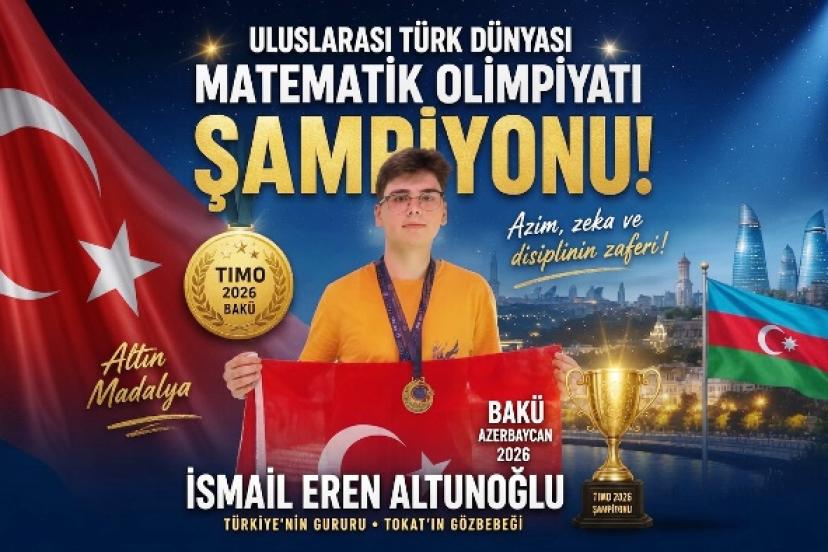 Erbaa'nın Altın Gururu: İsmail Eren Altunoğlu