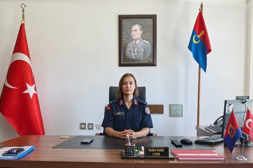 Başçiftlik’e Kadın Jandarma Komutan
