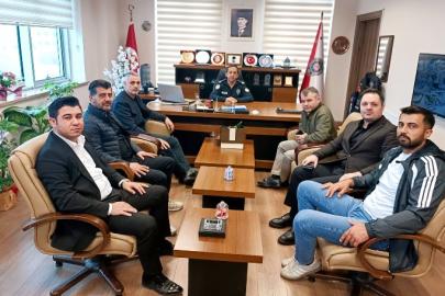 AK Parti Teşkilatı Emniyet Müdürü Gültekin’i Ziyaret Etti