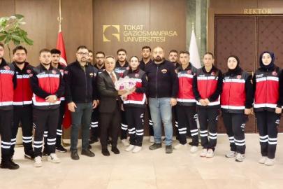 Geleceğin İtfaiyecileri Rektör Yılmaz’la Buluştu